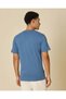 Men Blue Graphic T Shirt - 3