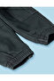 Infant Boys Charcoal Cargo Knit Denim Joggers - 3