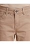 Boys Taupe 5-Pocket Knitted Jeans - 3