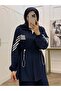 Strawberry fabric stripe detailed tracksuit set - 2