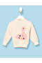 Infant Girls Beige Embellished Pullover