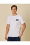 Men White Printed T-Shirt