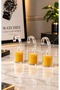 Watch Stand Set of 3 Plexiglass Stone Model Yellow - 2