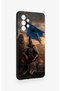 Samsung-A73 Compatible Kıpçak Military Patterned Silicone Case - 3