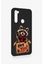 Redmi Note 8 Compatible Cute Raccoon Patterned Silicone Case - 3