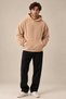 Terry Textured Hooded Oversize Sweatshirt - 2