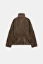 Zra Model Buttoned Imported Top Quality Premium Design Suede Jacket - 7