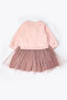 Three Strap Dresses (Bella Bow) Dried Rose - 3
