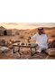 Portable Folding Camping Table 40x20x15.5cm, Compact Outdoor Picnic Travel Table with Secure Legs - 4