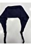 3 Pieces Seamless Bonnet Coffee Cream Navy Blue - 4
