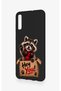 Samsung A70 Compatible Cute Raccoon Patterned Silicone Case - 4
