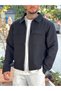 Chest Double Pocket Detailed Seasonal Jacket Black 267021 - 3