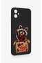 Samsung A05 Compatible Cute Raccoon Patterned Silicone Case - 3