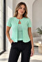 Mint Sequin Double Suit - 1661