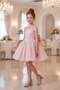 Girls' Princess Evening Dress with Large Ribbon Detail Elegant Design Children's Evening Dress 6-13 Years Old