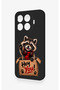 Mi 17t Pro 5g Compatible Cute Raccoon Pattern Silicone Case - 4