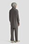 Shawl Collar Knitted Suit Anthracite - 5
