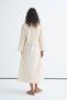 Women's Organic Cotton Sleeveless Dress Set Cream - 5