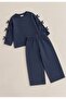 Seasonal Sweatshirt Set 8-12 Years Old Navy Blue