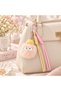 Puffy Pink-Cream Bereli Pompom Bag Charm - 2