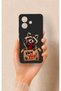 Vivo V60 Lite Compatible Cute Raccoon Pattern Silicone Case
