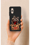 Realme 12 Lite Compatible Cute Raccoon Patterned Silicone Case