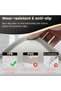 Bath Mat 50×80 cm Non-Slip Microfiber, Machine Washable Gray - 6