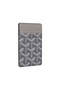Gray Leather Wallet with Magsafe Card Holder on the Back of the Phone Dk512 - 2