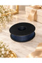 Navy Blue Striped Chiffon Ribbon 2.5 cm – 1 Roll 20 Yards Gift Wrapping, Flower Bouquet, Engagement Wedding and Decoration Ribbon - 2