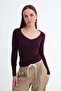 Lace Collared Modal Blouse P06099 - 4