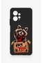 Redmi Note 12 4g Compatible Cute Raccoon Pattern Silicone Case - 2
