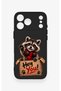 Cute Raccoon Pattern Silicone Case Compatible with iPhone 17 Pro Max - 2