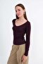 Lace Collared Modal Blouse P06099 - 5