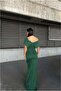 Evening & Prom Dress - Green - Long - 3