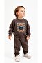 "Bear Camp" 100% Cotton Baby Boy 2-Piece Set with Shawl
