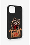 Cute Raccoon Pattern Silicone Case Compatible with iPhone 13 - 3