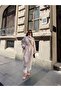 Women's Cream Double-Breasted Belted Trench Coat - 3