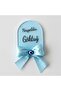 Baby Candy Gift Bebe-345M Blue Window Model Plexi Magnet with Evil Eye Beads on the Back - 30 Pieces