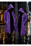 Waterproof Raincoat with Hood and Snap Fasteners Windproof Raincoat - 2