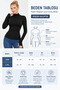Women's 100% Viscose Finger Detail Turtleneck Long Sleeve Bodysuit – Flexible, Soft Textured, Stylish and Comfortable for Daily Use - 8