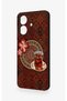 Realme Note 60 Compatible Carpet and Tea Patterned Silicone Case - 4