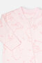 Interlock Bootie Jumpsuit Set 3-Piece (Rabbit and Carrots) Pink - 2