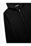 Regular Fit Hooded Zippered Long Sleeve Sweatshirt with Kangaroo Pocket - 3