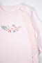 Interlock Bootie Jumpsuit Set 3-Piece (Cute Girl) Pink - 2