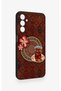 Samsung A24 Compatible Carpet and Tea Patterned Silicone Case - 3