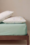 Green Lisa Double Flat Sheet Set - 3 Pieces - 4
