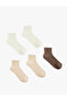 Ruffled Cotton 5-Piece Booties Socks Set - 2