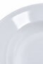 6 Pieces Melamine Plate Deep Plate Bright White 21cm Restaurant Home Type Plate Ra680 - 6