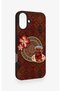 iPhone 16 Plus Compatible Carpet and Tea Pattern Silicone Case - 4