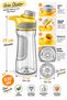 Hobby Transparent Sports School Office Unbreakable Water Bottle, Detox Water Bottle with Strainer Water Bottle 530 ml - 4
